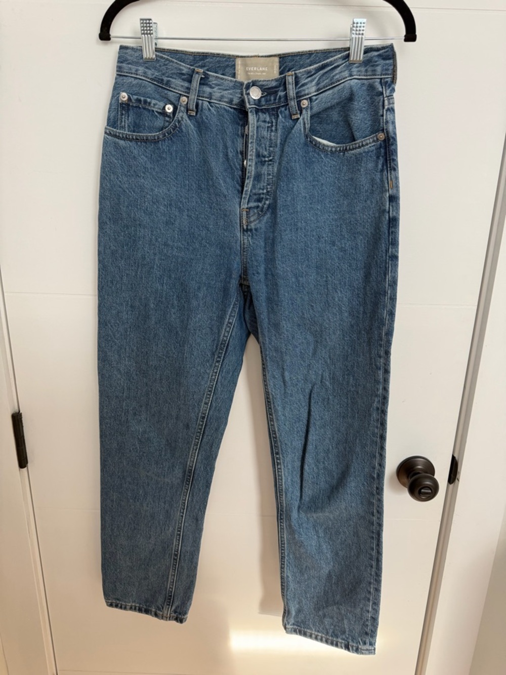 Everlane Blue High Waisted Denim Cheeky Jean - Size 26